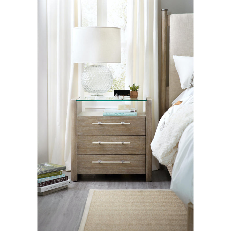 Hooker Furniture Affinity 3-drawer Nightstand 6050-90016-GRY IMAGE 3