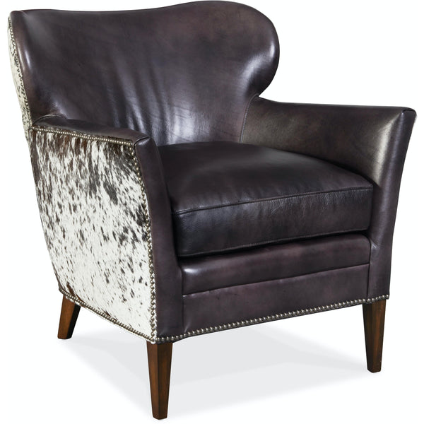 Hooker Furniture Stationary Leather Accent Chair CC469-097 IMAGE 1