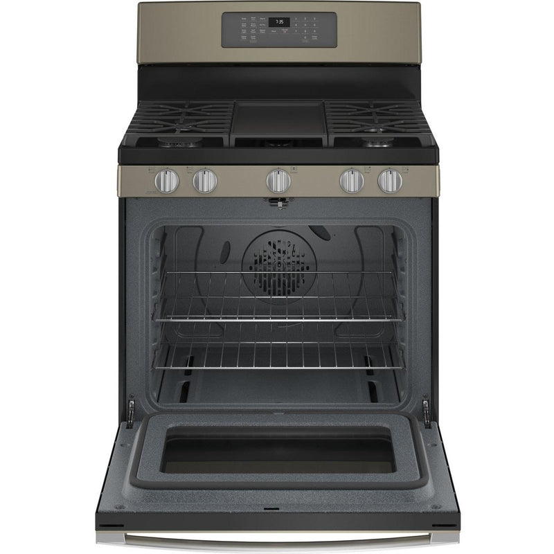 GE 30-inch Freestanding Gas Range with Convection Technology JGB735EPES IMAGE 2