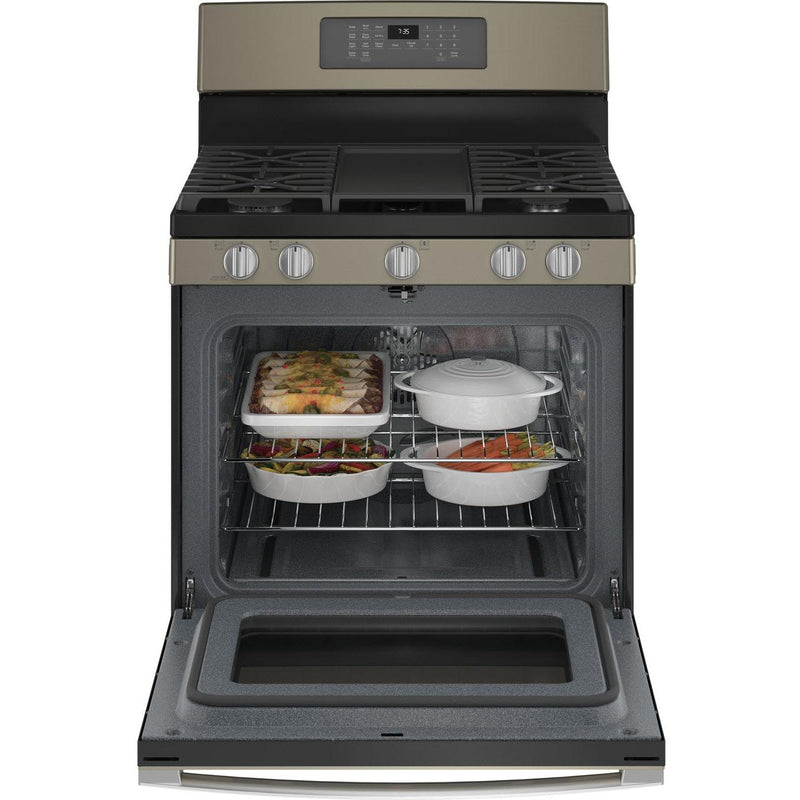 GE 30-inch Freestanding Gas Range with Convection Technology JGB735EPES IMAGE 3