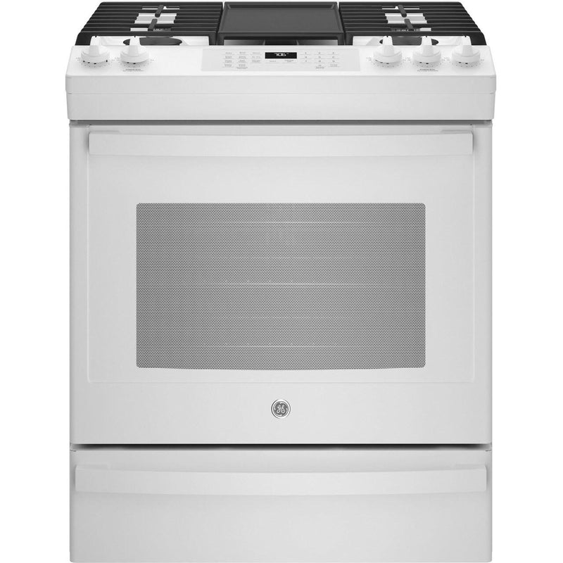 GE 30-inch Slide-in Gas Range with Convection Technology JGS760DPWW IMAGE 1