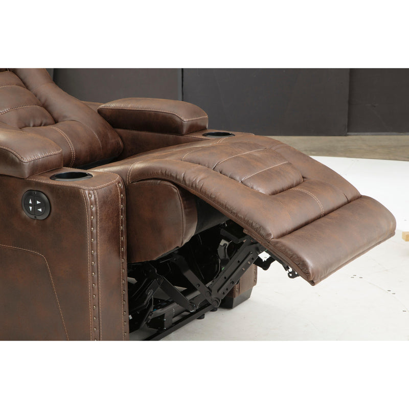 Signature Design by Ashley Owner's Box Power Leather Look Recliner 2450513 IMAGE 13