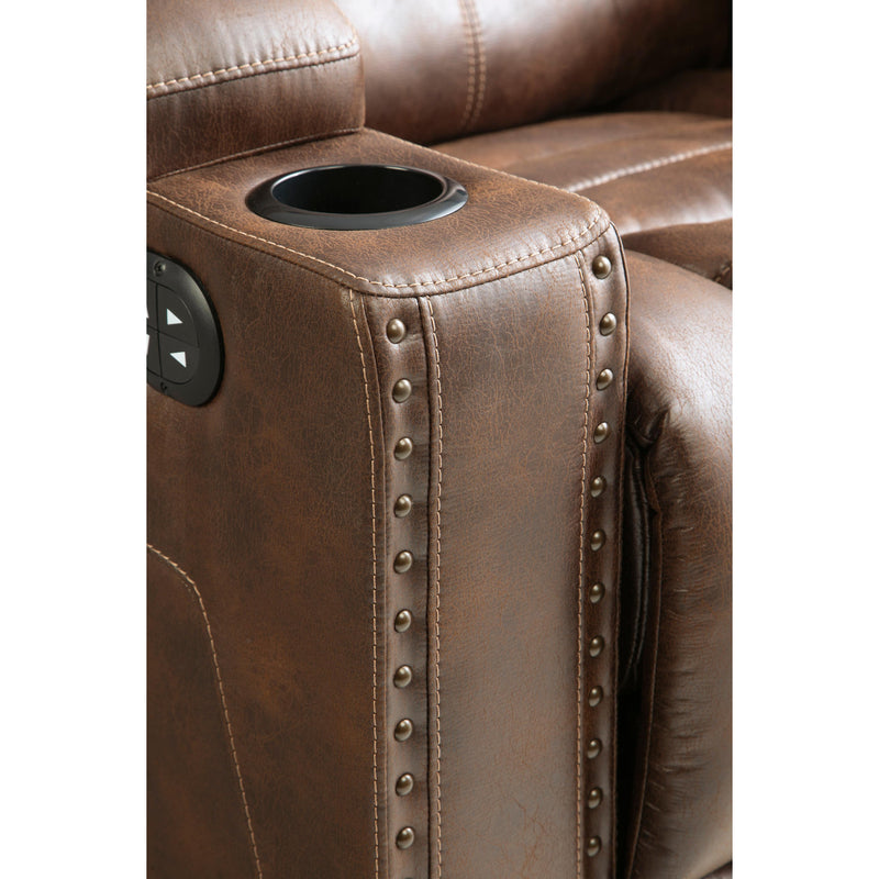 Signature Design by Ashley Owner's Box Power Leather Look Recliner 2450513 IMAGE 14