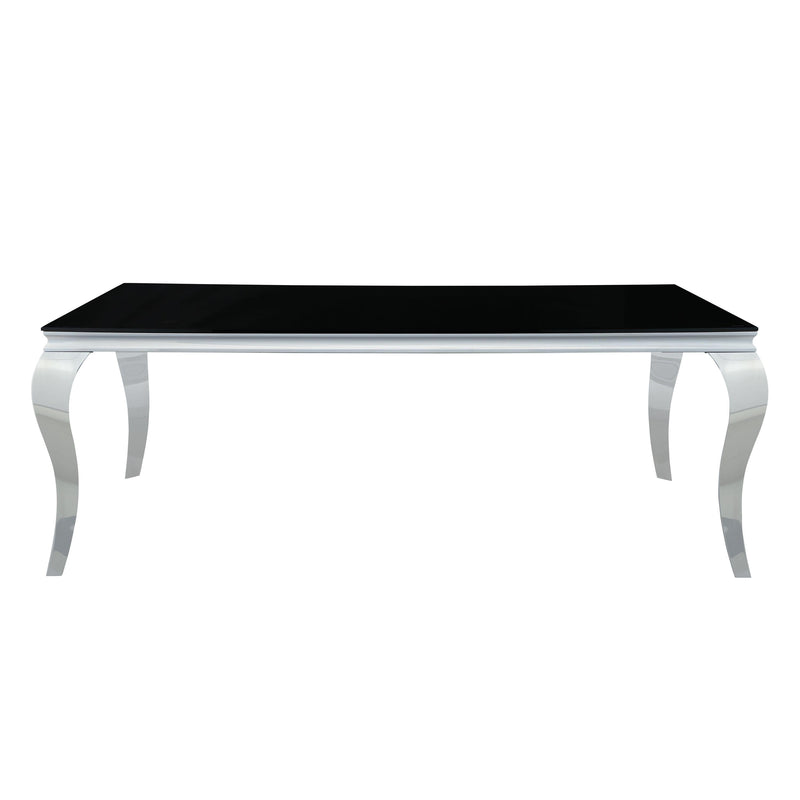 Coaster Furniture Dining Table with Glass Top 115071 IMAGE 2
