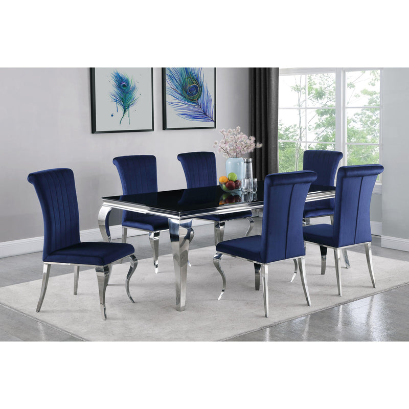 Coaster Furniture Dining Table with Glass Top 115071 IMAGE 4