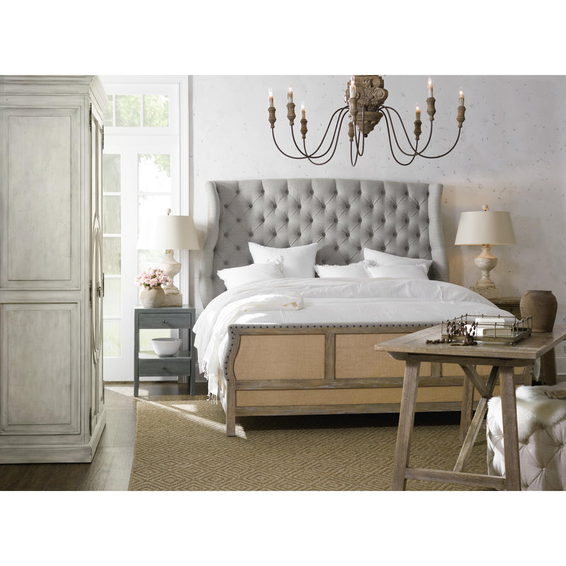 Hooker Furniture Boheme Queen Upholstered Panel Bed 5750-90150-MWD IMAGE 3