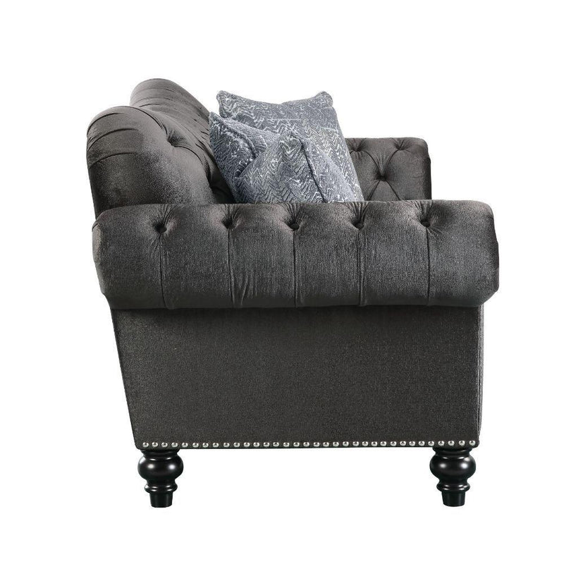 Acme Furniture Gaura Stationary Fabric Loveseat 53091 IMAGE 3