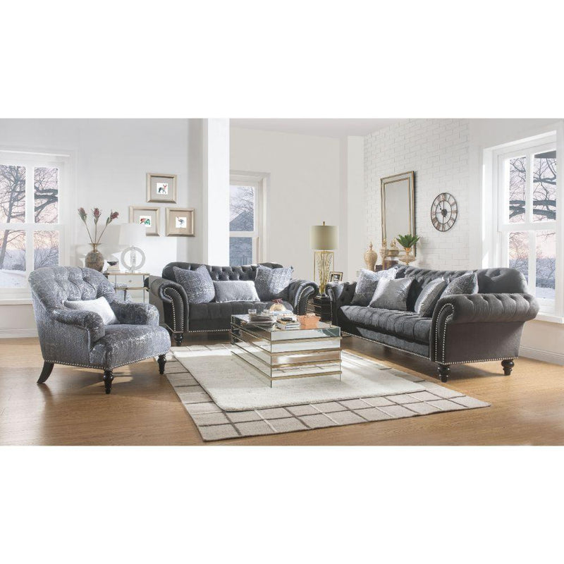 Acme Furniture Gaura Stationary Fabric Loveseat 53091 IMAGE 6