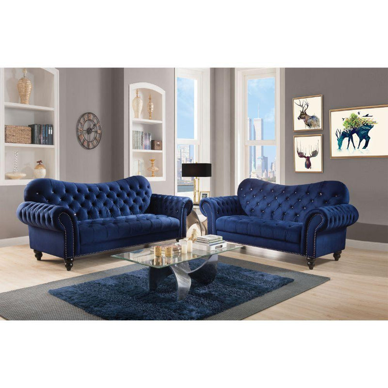 Acme Furniture Iberis Stationary Fabric Sofa 53405 IMAGE 6