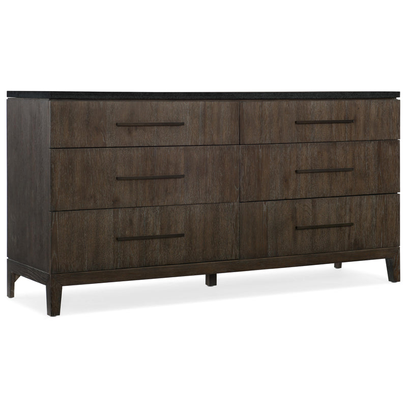 Hooker Furniture Miramar 6-Drawer Dresser 6202-90002-DKW IMAGE 1