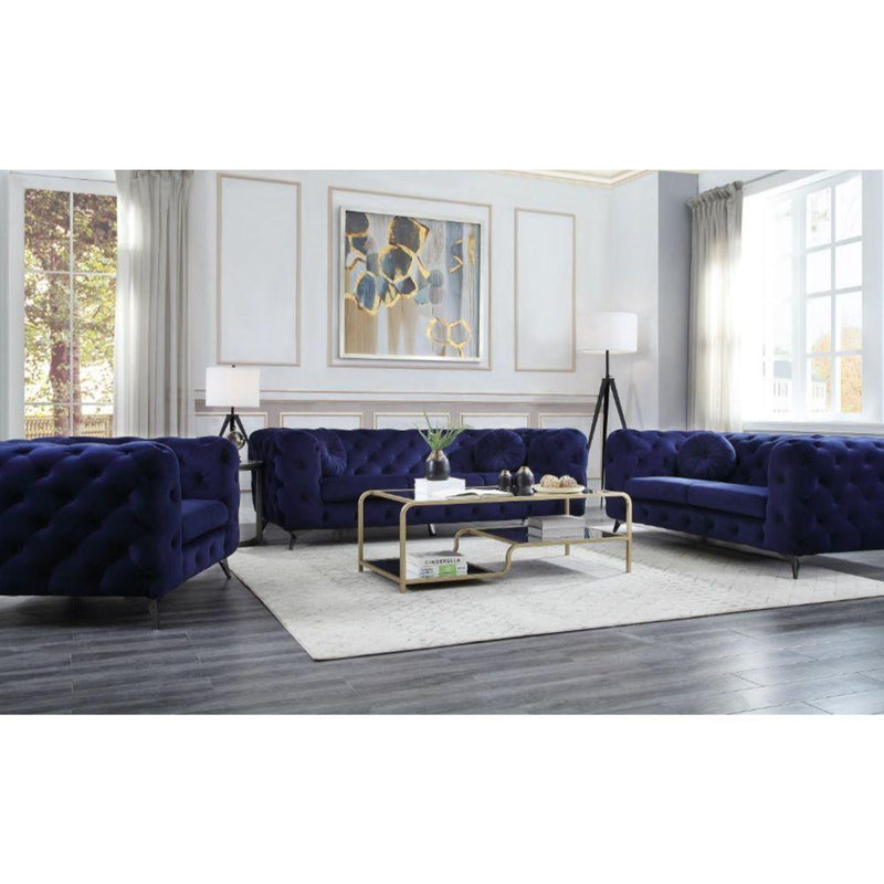 Acme Furniture Atronia Stationary Fabric Chair 54902 IMAGE 4