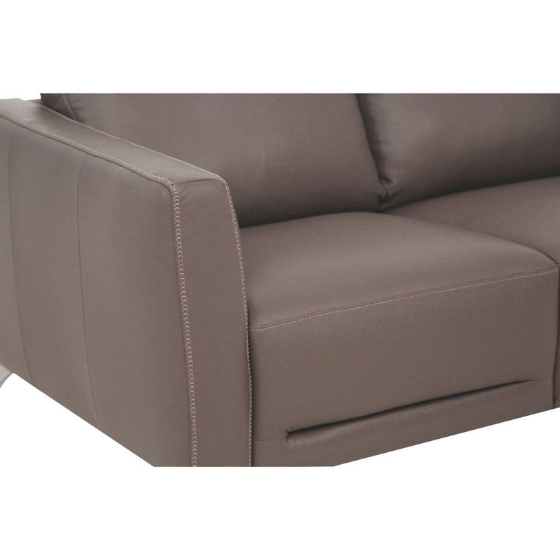 Acme Furniture Malaga Stationary Leather Sofa 55000 IMAGE 4