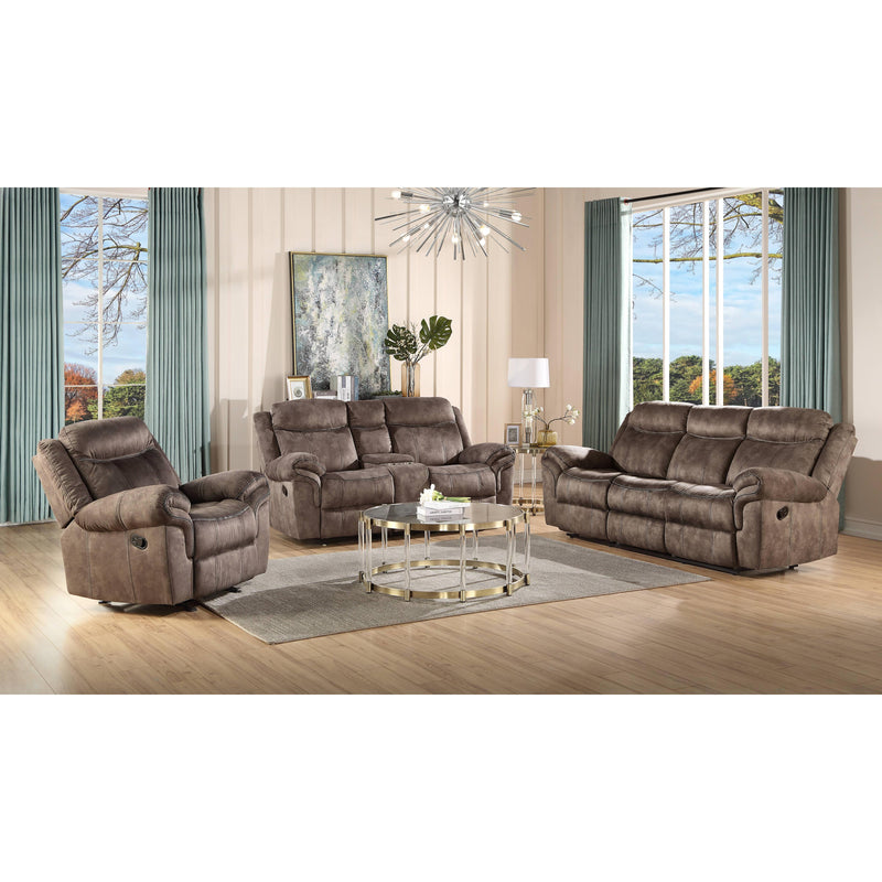 Acme Furniture Zubaida Reclining Fabric Loveseat 55021 IMAGE 5