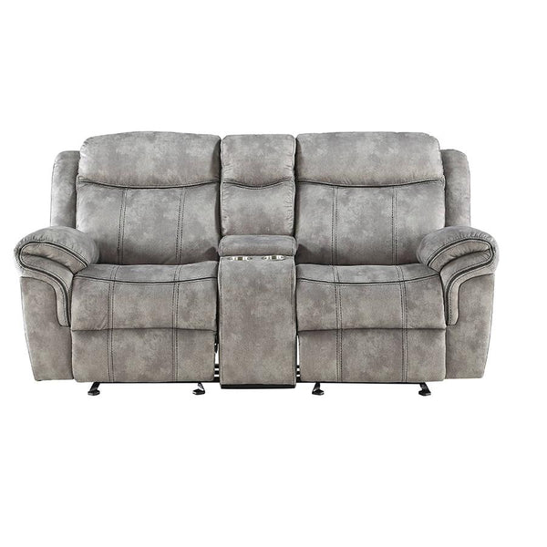 Acme Furniture Zubaida Reclining Fabric Loveseat 55026 IMAGE 1