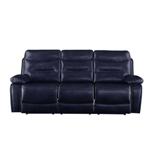 Acme Furniture Aashi Reclining Leather Match Sofa 55370 IMAGE 1