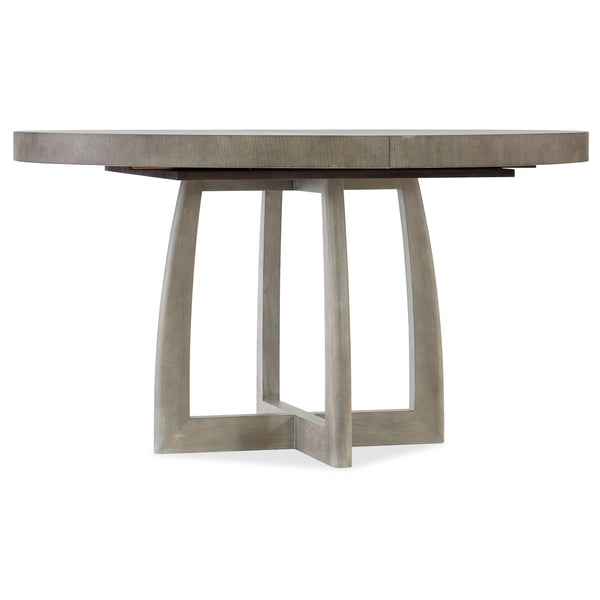 Hooker Furniture Round Affinity Dining Table with Pedestal Base 6050-75203-GRY IMAGE 1