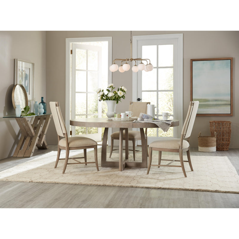 Hooker Furniture Round Affinity Dining Table with Pedestal Base 6050-75203-GRY IMAGE 5