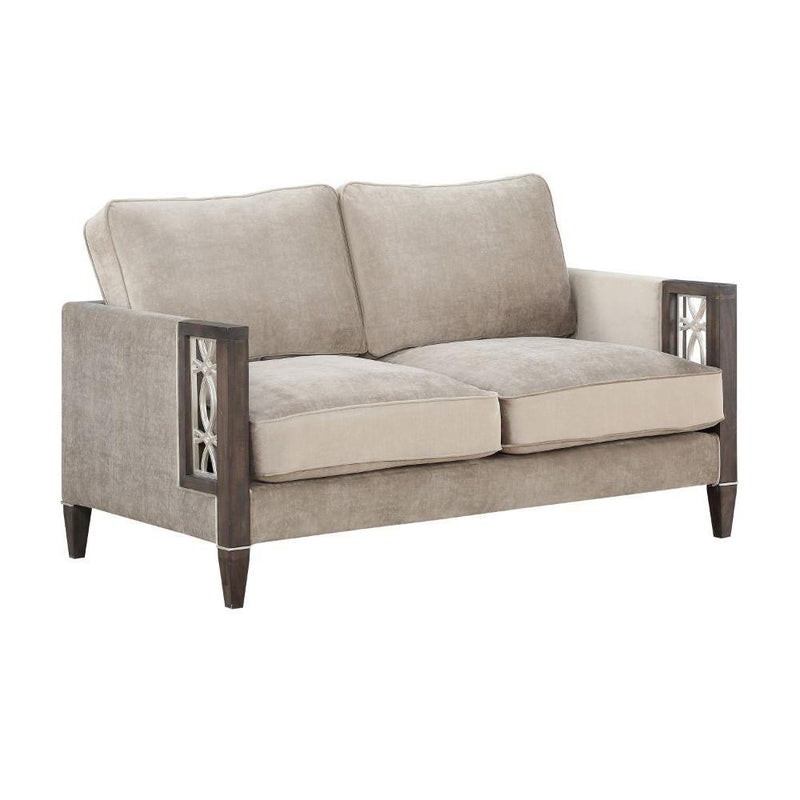 Acme Furniture Peregrine Stationary Fabric Loveseat 57991 IMAGE 1