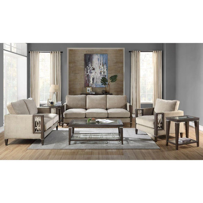 Acme Furniture Peregrine Stationary Fabric Loveseat 57991 IMAGE 2