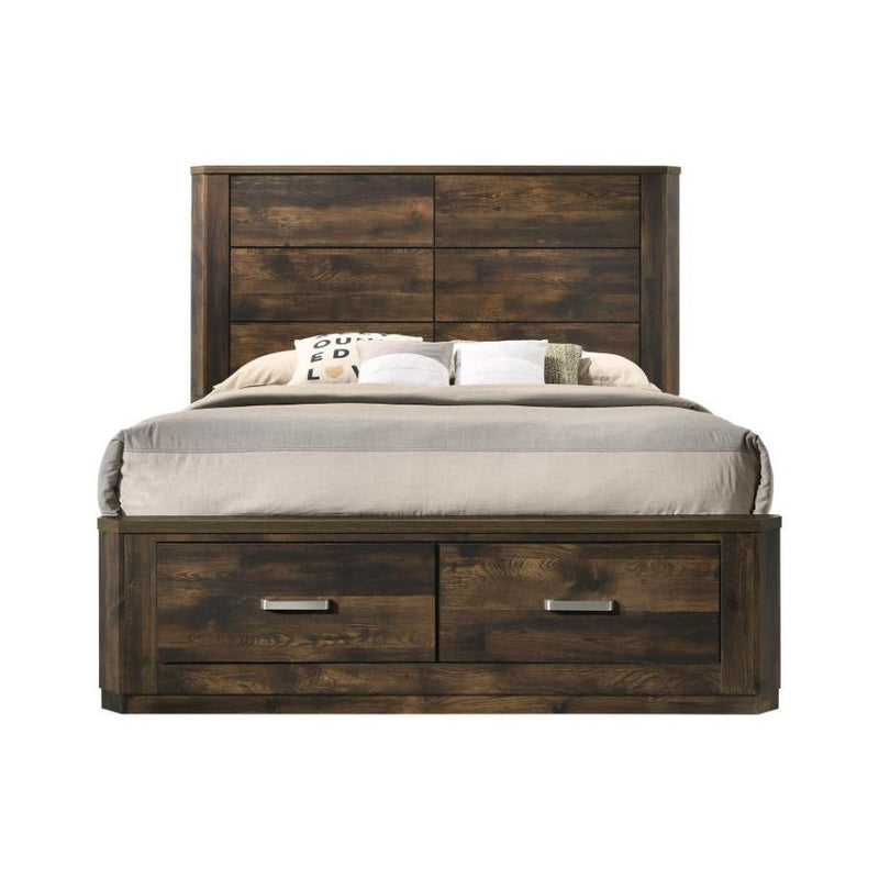 Acme Furniture Elettra Queen Panel Bed with Storage 24200Q IMAGE 1