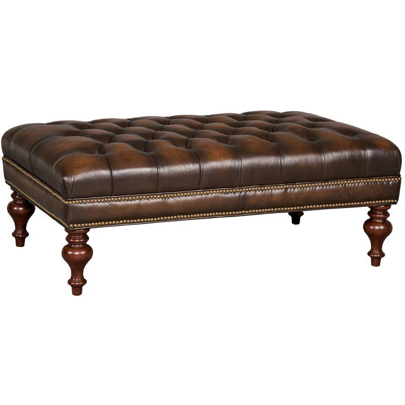Hooker Furniture Kingley Leather Ottoman CO385-085 IMAGE 1