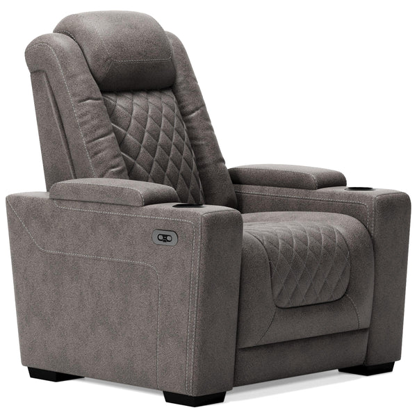 Signature Design by Ashley HyllMont Power Leather Look Recliner 9300313 IMAGE 1