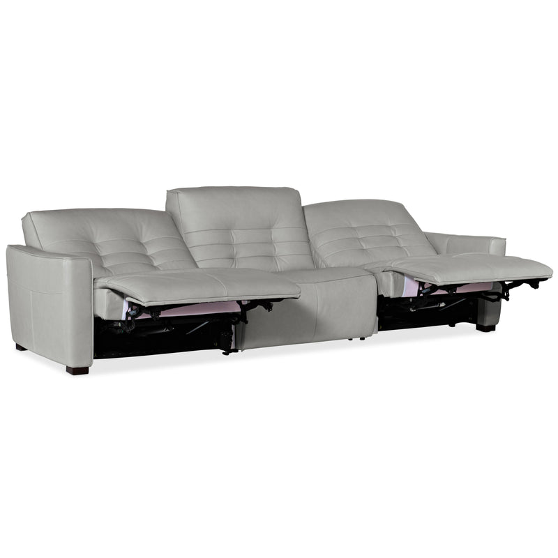 Hooker Furniture MS Power Reclining Leather Sofa SS555-GP3-095 IMAGE 3