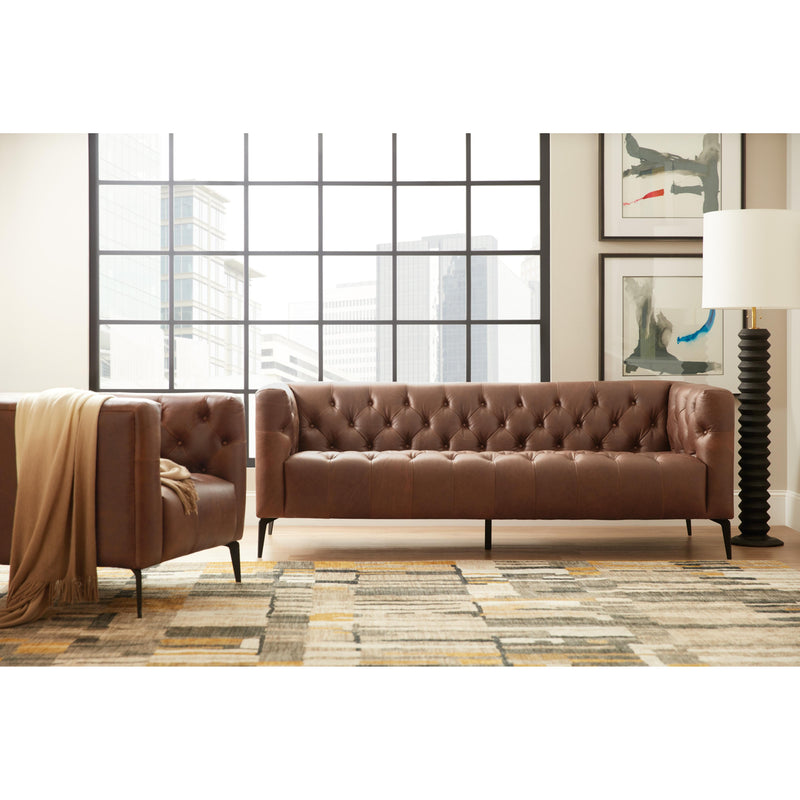 Hooker Furniture SS Stationary Leather Sofa SS637-03-089 IMAGE 4