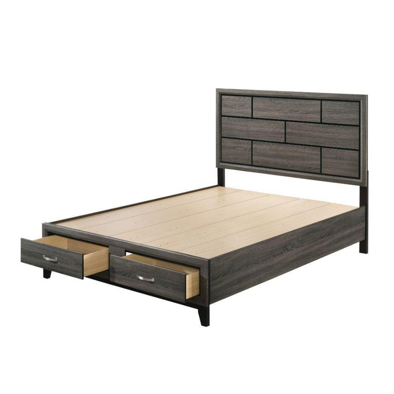 Acme Furniture Valdemar Queen Panel Bed 27060Q IMAGE 3