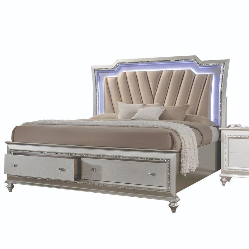 Acme Furniture Kaitlyn Queen Panel Bed with Storage 27230Q IMAGE 1