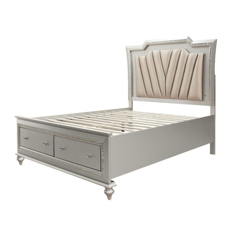 Acme Furniture Kaitlyn King Panel Bed with Storage 27227EK IMAGE 2