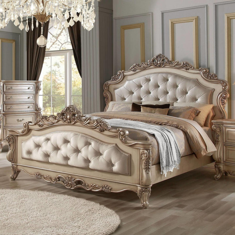 Acme Furniture Gorsedd California King Upholstered Panel Bed 27434CK IMAGE 5