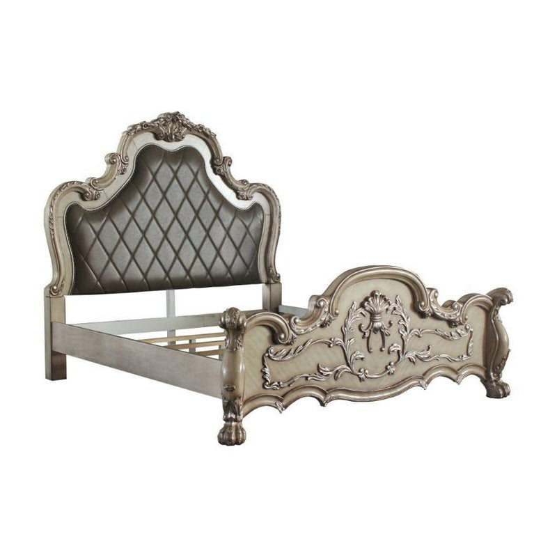 Acme Furniture Dresden King Upholstered Panel Bed 28167EK IMAGE 2