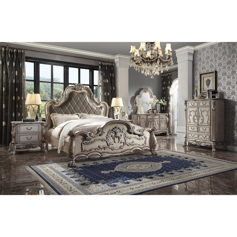 Acme Furniture Dresden King Upholstered Panel Bed 28167EK IMAGE 6