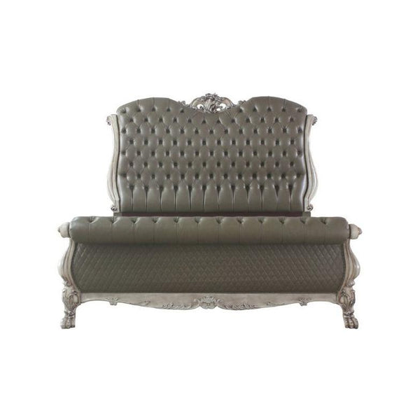 Acme Furniture Dresden King Upholstered Sleigh Bed 28187EK IMAGE 1