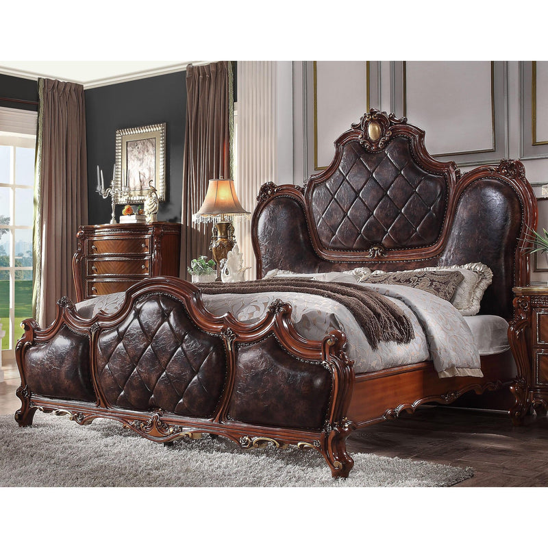 Acme Furniture Picardy King Upholstered Panel Bed 28237EK IMAGE 2