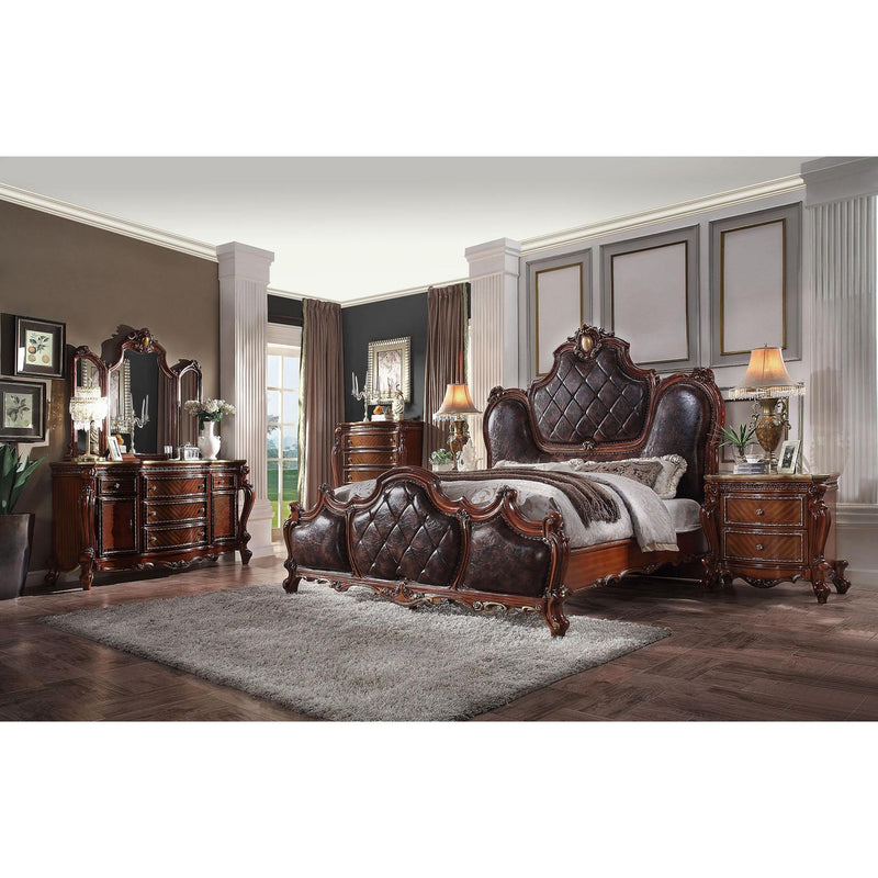 Acme Furniture Picardy King Upholstered Panel Bed 28237EK IMAGE 5
