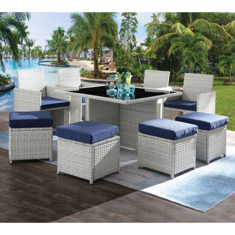 Acme Furniture Outdoor Dining Sets 9-Piece 45075 IMAGE 1