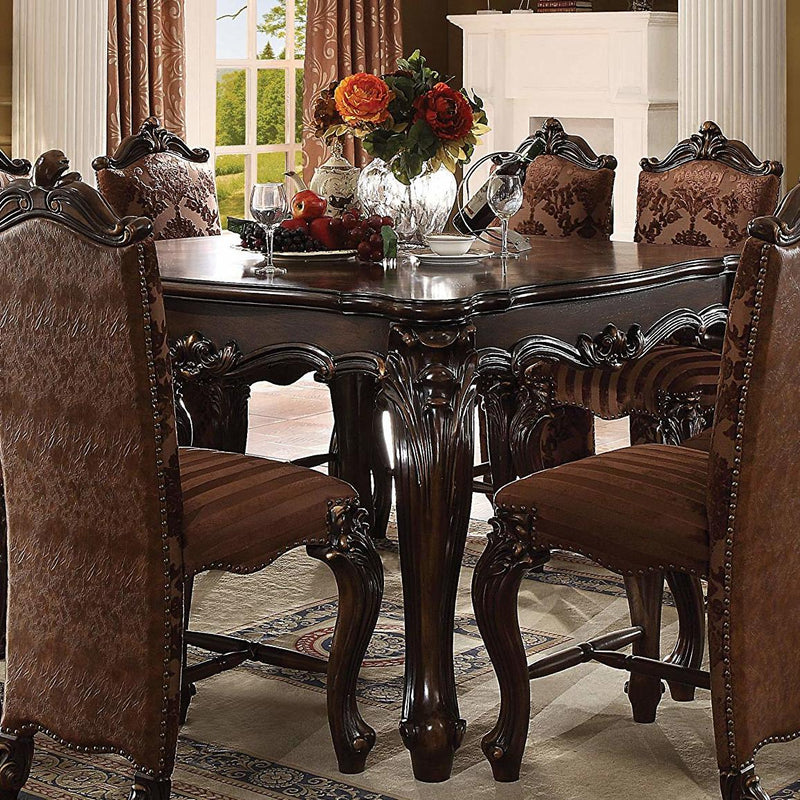 Acme Furniture Square Versailles Counter Height Dining Table 61155 IMAGE 1