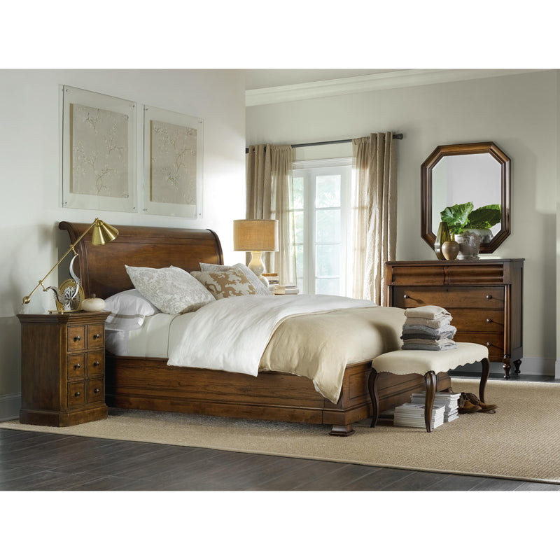 Hooker Furniture Archivist Queen Sleigh Bed 5447-90450B IMAGE 2