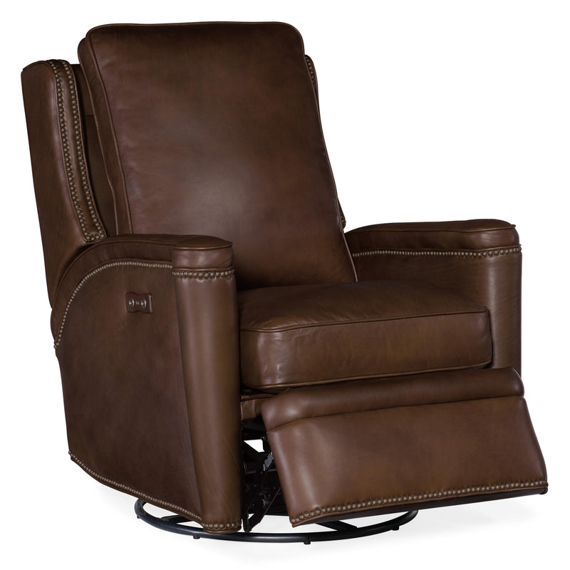 Hooker Furniture Rylea Power Swivel Glider Leather Recliner RC216-PSWGL-088 IMAGE 2