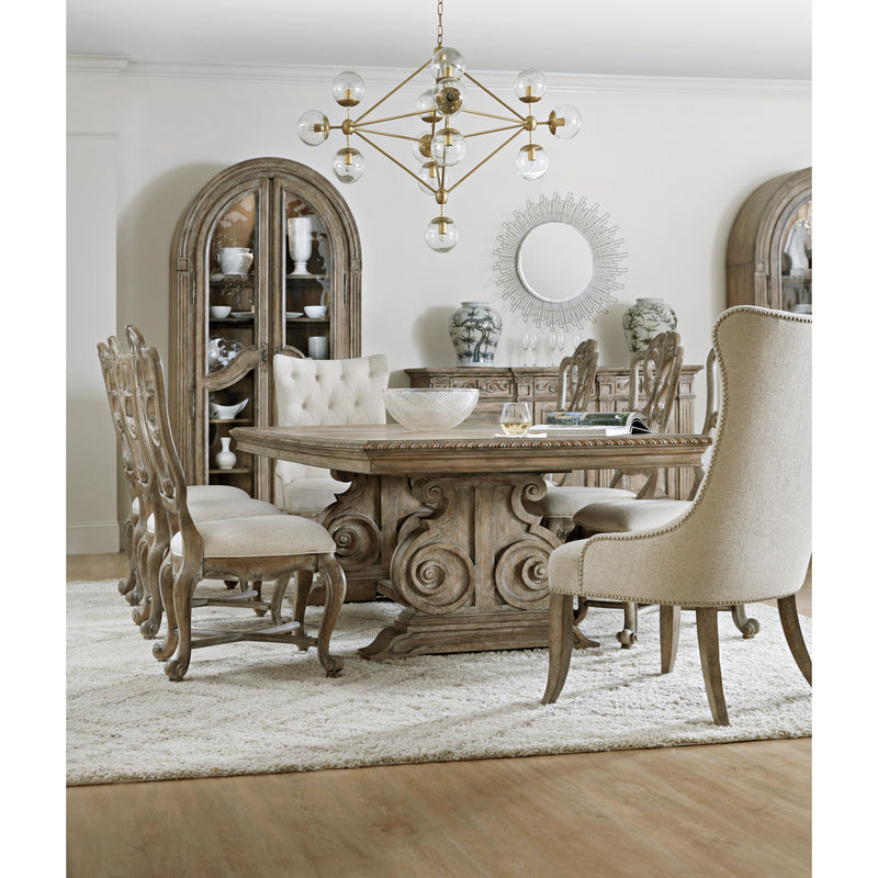 Hooker Furniture Castella Dining Table with Trestle Base 5878-75207-80 IMAGE 5