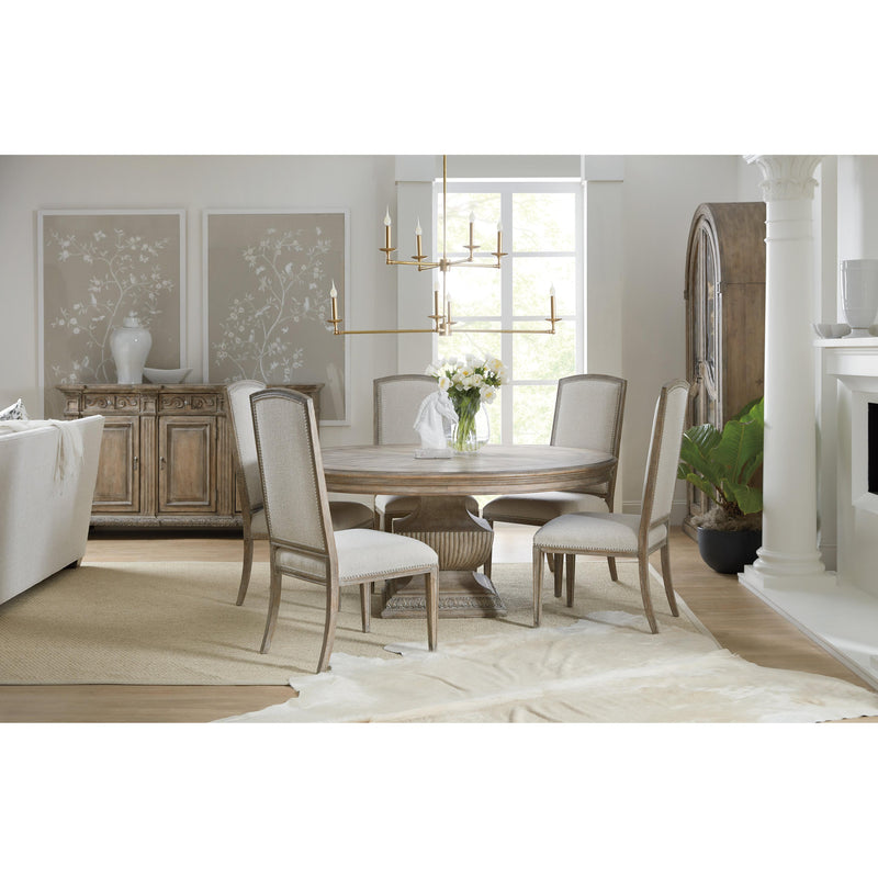 Hooker Furniture Round Castella Dining Table with Pedestal Base 5878-75213-80 IMAGE 3