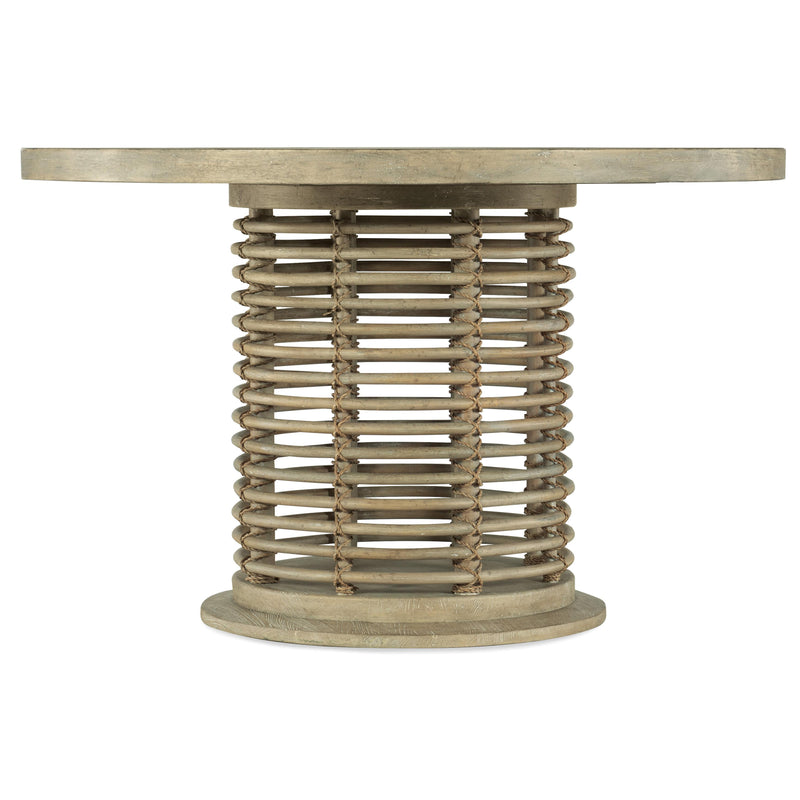Hooker Furniture Round Surfrider Dining Table with Pedestal Base 6015-75203-80 IMAGE 1