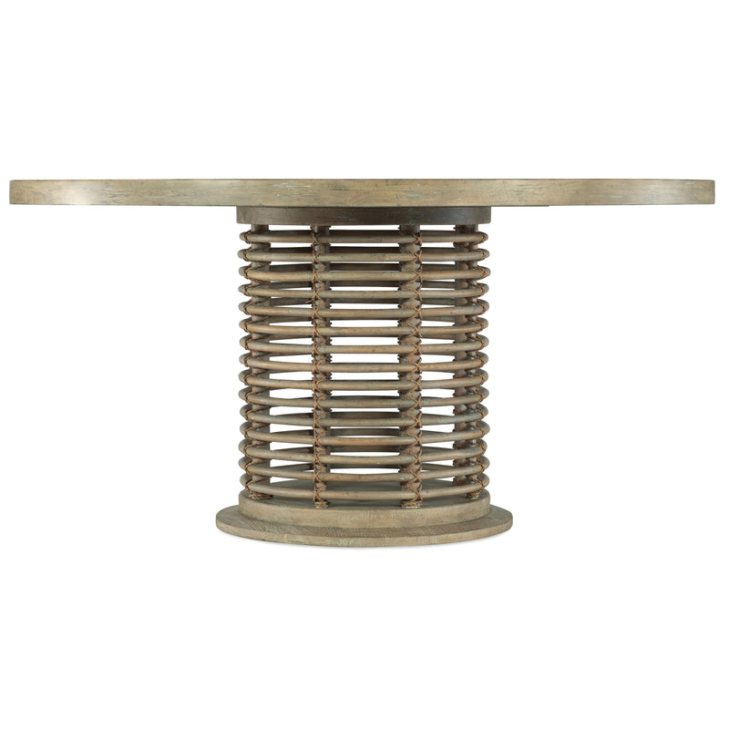 Hooker Furniture Round Surfrider Dining Table with Pedestal Base 6015-75213-80 IMAGE 1