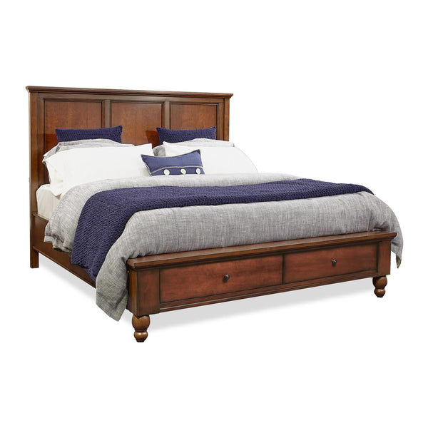 Aspen Home Cambridge California King Panel Bed with Storage ICB-495-BCH-KD-1/ICB-407D-BCH-1/ICB-410L-BCH-1 IMAGE 1