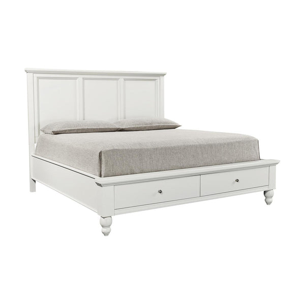 Aspen Home Cambridge California King Panel Bed with Storage ICB-495-WHT-KD-1/ICB-407D-WHT-1/ICB-410L-WHT-1 IMAGE 1