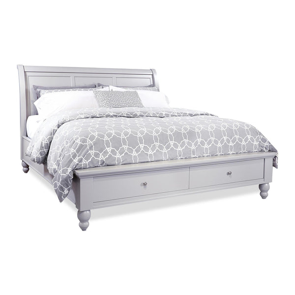 Aspen Home Cambridge California King Sleigh Bed with Storage ICB-404-GRY-KD-1/ICB-407D-GRY-1/ICB-410L-GRY-1 IMAGE 1