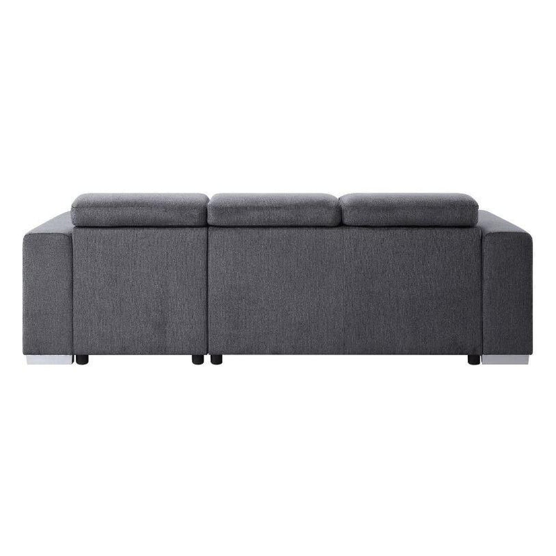 Acme Furniture Natalie Fabric Sleeper Sectional 55530 IMAGE 5