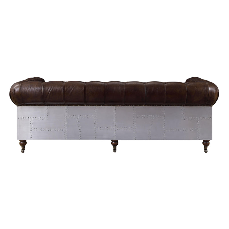 Acme Furniture Aberdeen Stationary Leather Sofa 56590 IMAGE 4